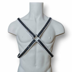 cross-shaped-leather-mens-harness-black-and-white